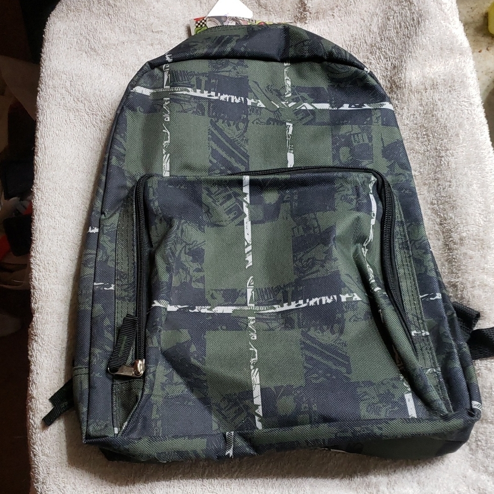 Sears Urban Camo Backpack in Green and Black